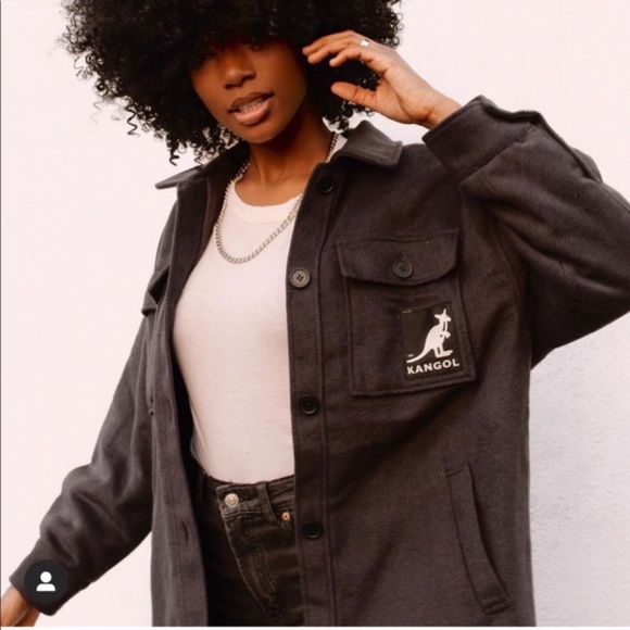 KANGOL x H&M Blogger Favorite Trendy Shacket L - Picture 8 of 12